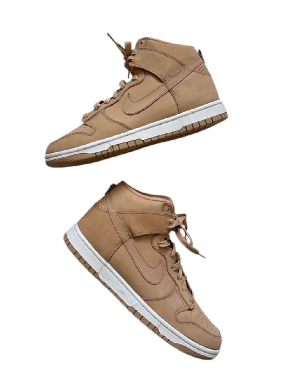 Nike Dunk Sky Hi Vachetta Tan Wedge Sneakers Women's Size 10